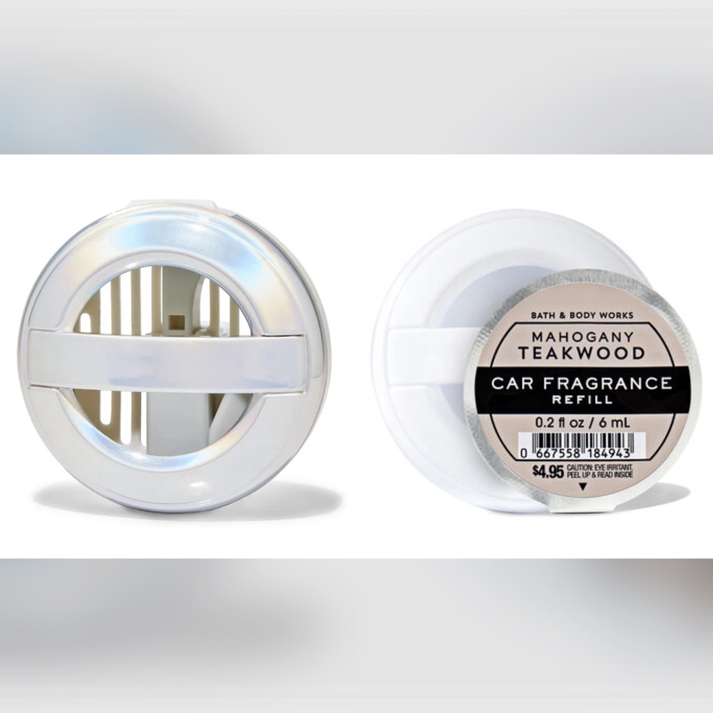 ❗️3/$45❗️Bath and Body Works Car Vent or Visor Clip 
w/Car Fragrance Refills